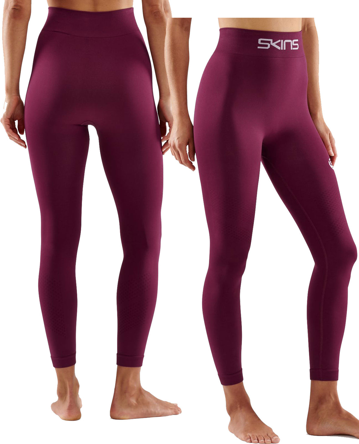 SKINS Compression Series-3 Women's 7/8 Long Tights Iris Orchid L