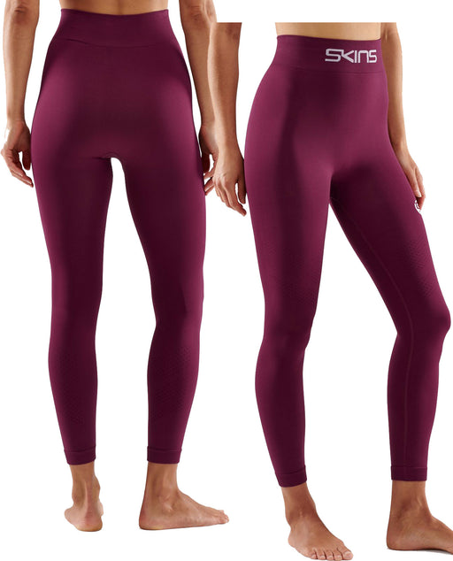 Skins Compression Long Tights, Women Series 3 Skyscraper - Iris Orchid,  100% Authentic, Women's Fashion, Activewear on Carousell
