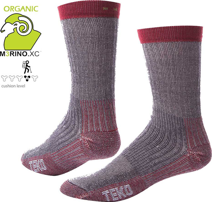 Teko Merino XC Series Wool Blend Heavyweight Hiking Socks {T-9905}