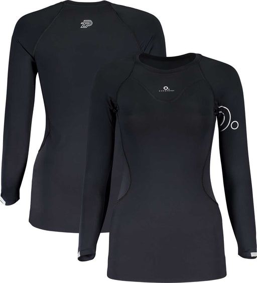 Campri Womens Thermal Top Baselayer Compression Armor Skins Long Sleeve Crew