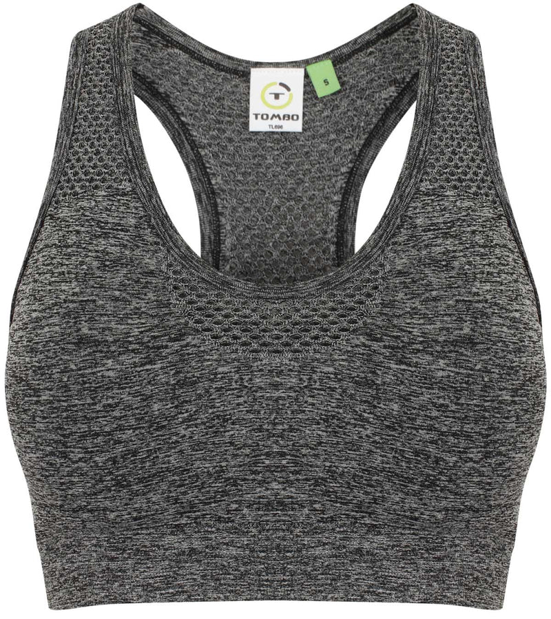 Women's Tombo Seamless Crop Sports Bra {TL696}