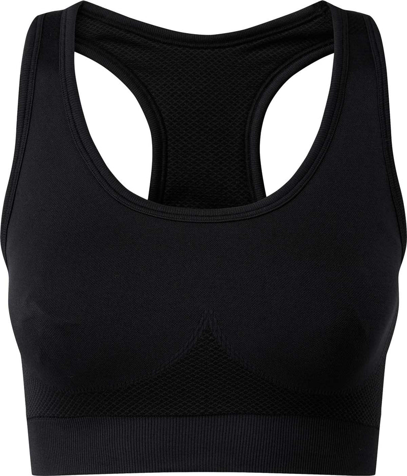 Women's TriDri Seamless 3D Cropped Sculpt Sports Bra {TR214}