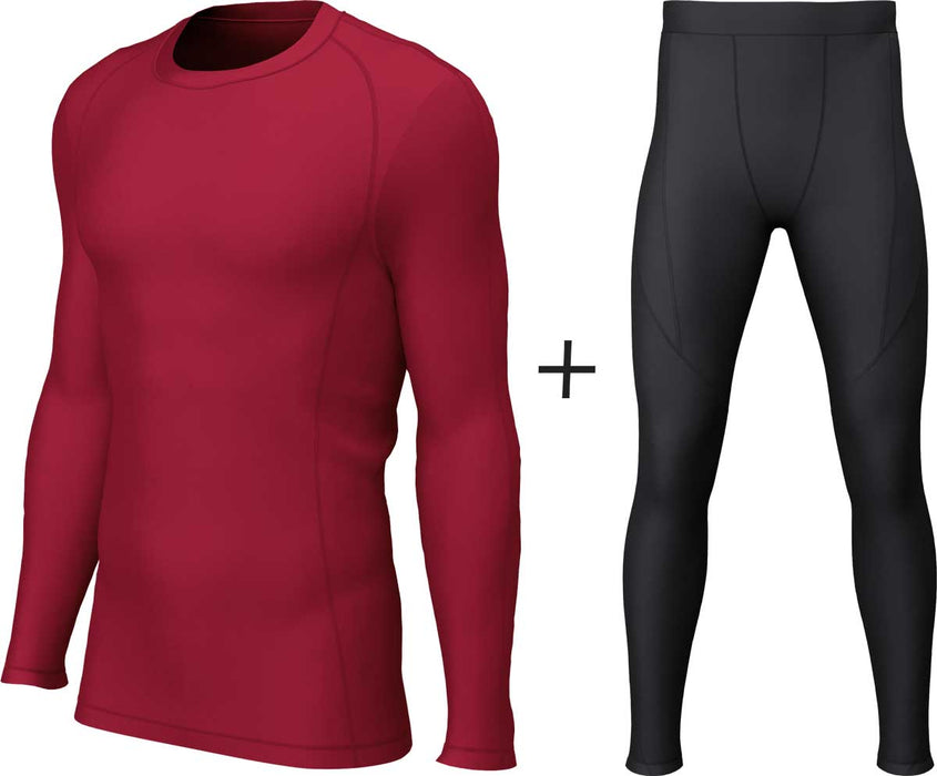 Boys' Xero Degrees Thermal Base Layer COMBO {XO-CH284Y/CH401Y-COMBO}