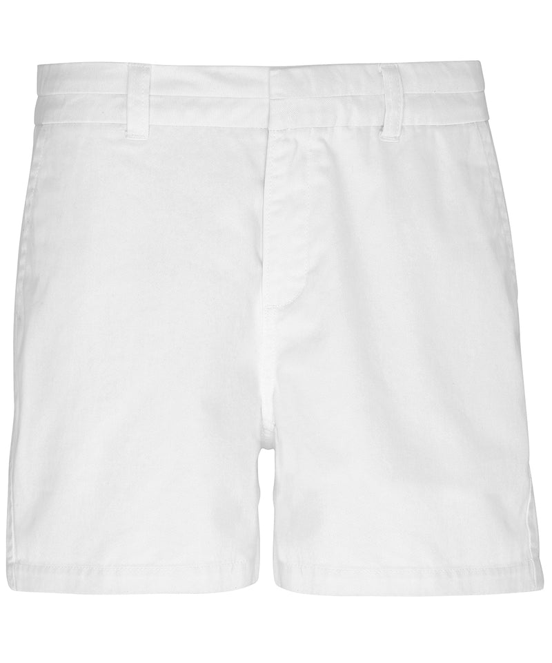 Women's Asquith & Fox Chino Tailored Short Shorts {R-AQ061}