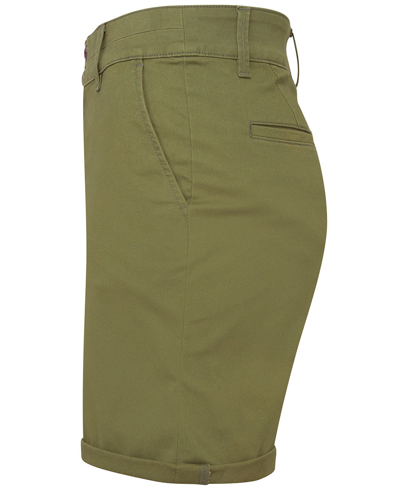 Women's Asquith & Fox Chino Tailored Shorts {R-AQ068}