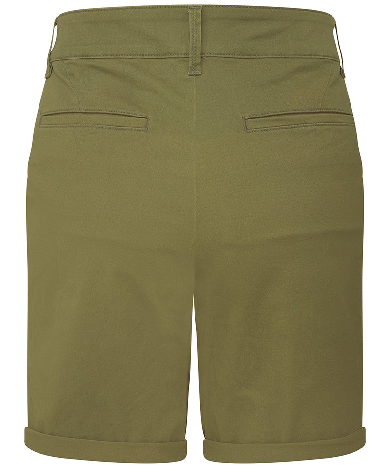 Women's Asquith & Fox Chino Tailored Shorts {R-AQ068}