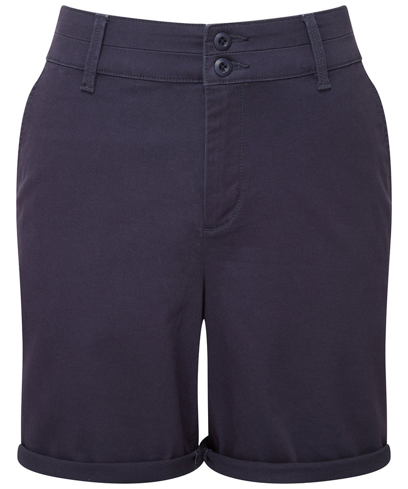 Women's Asquith & Fox Chino Tailored Shorts {R-AQ068}