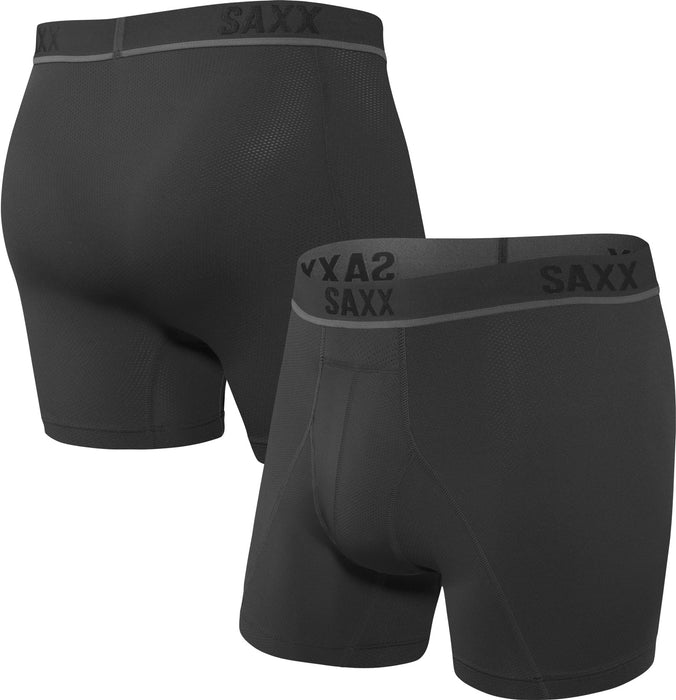 Saxx Kinetic Optic Camo Black Boxer No Fly Mens Underwear BB32